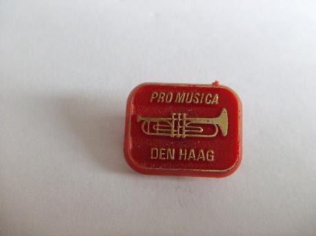 Muziekvereniging Pro Musica Den Haag trompet rood